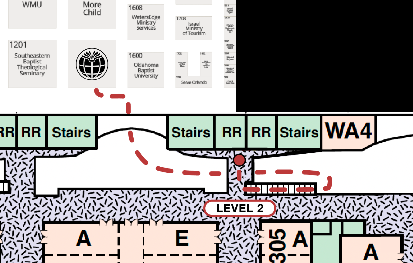 SBC26 Micro-event Map at Orange County Convention Center